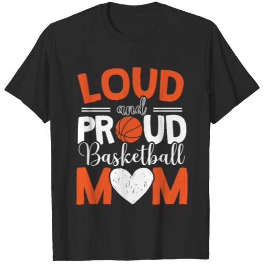 Discover Basketball Mom Player Hoop Junkie Mothers Day Mama T-shirt