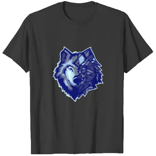 Mountain Wolf Gift Geometric Wolves T-shirt