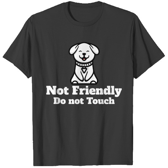 Not Friendly Do Not Touch T-shirt