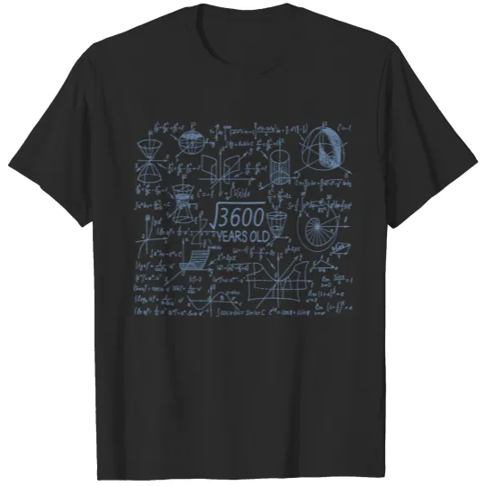 60th birthday math mathematician root of 3600 T-shirt
