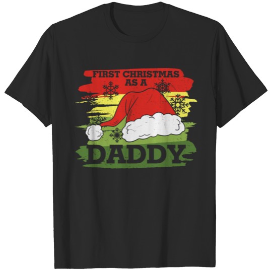 Discover First Christmas As A Daddy T-shirt