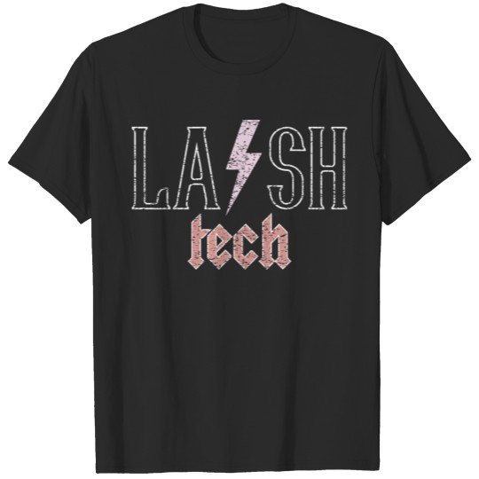 Discover Lash Tech Lash Technician Lashes Eyelashes Lash Te T-shirt