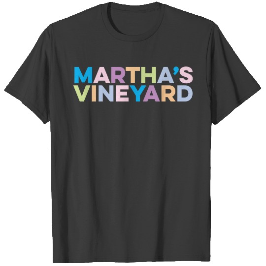 Martha'S Vineyard Colorful Vacation T-shirt