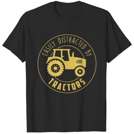 Discover Easily Distracted By Tractors T-shirt, Tractors Lo T-shirt
