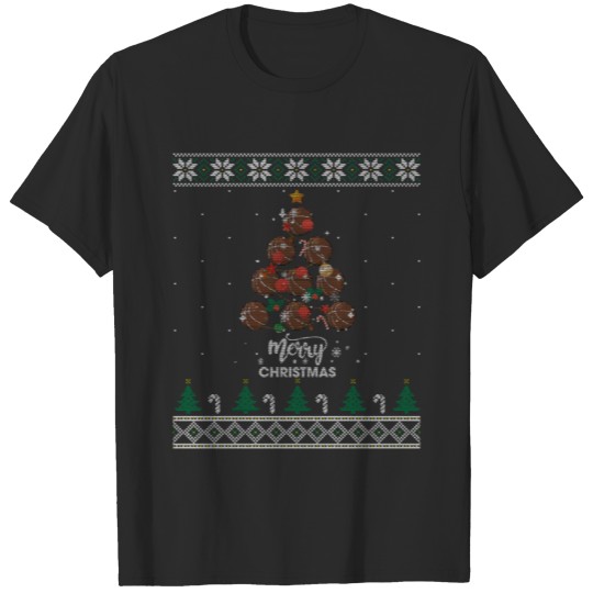 Discover Basketball Christmas Tree Xmas Gift For Basketball T-shirt