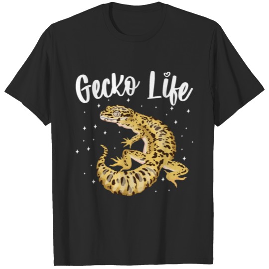 Discover Leopard Gecko Life Reptile Lover Lizard Animal T-shirt