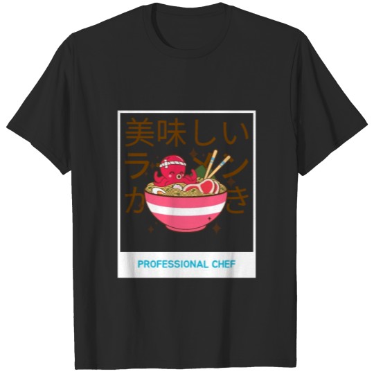 Discover Kawaii Octopus Noodle Cup T-shirt