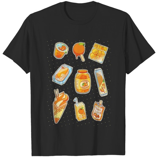 Discover Orange food T-shirt