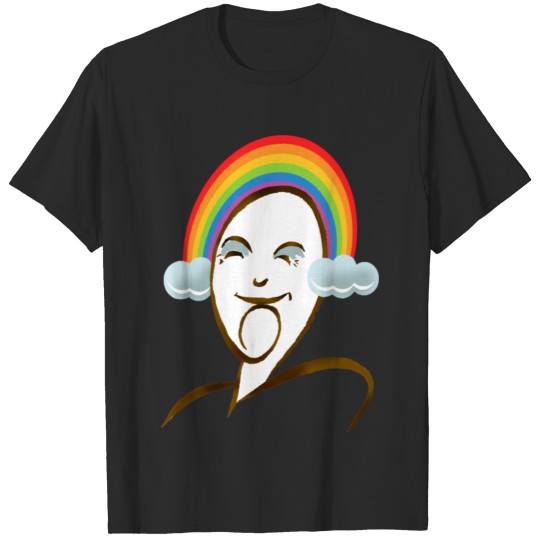 Discover Rainbow headphone T-shirt