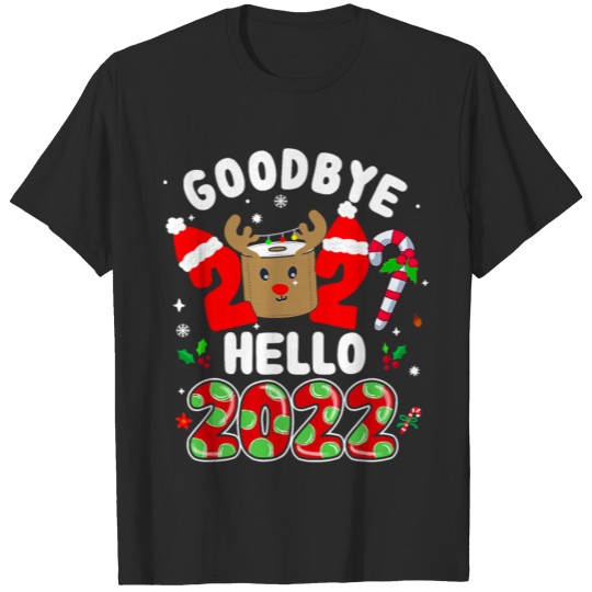 Discover Happy New Year 2022 New Years Eve Goodbye 2021 Paj T-shirt