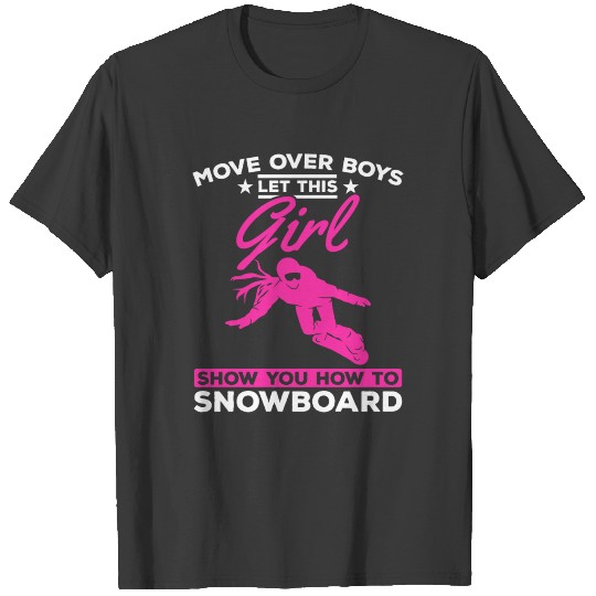Snowboarding Girls Freestyle Snowboarder Girl T-shirt