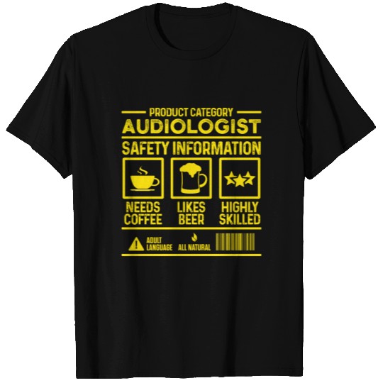 Mens Audiologist Safety Doctor of Audiology Au.D T-shirt