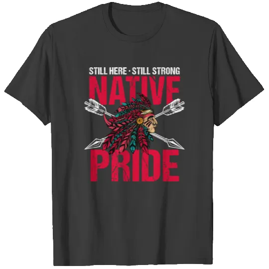 Native Indian Indigenous Heartbeat Native American T-shirt
