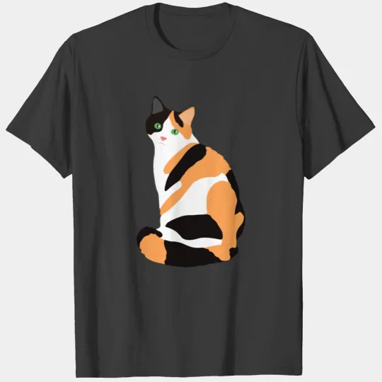 Discover Calico Cat Drawing Calico Lovers Calico Gift T-shirt