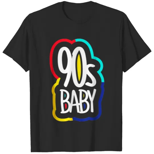 90s Baby Shirt 90s Party Shirt 90s Primary Colors T-shirt