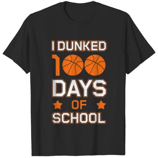 Discover I Dunked 100 Days Of School T-shirt