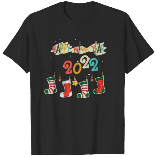 Discover Chinese Happy New Year 2022 Funny Christmas T-shirt