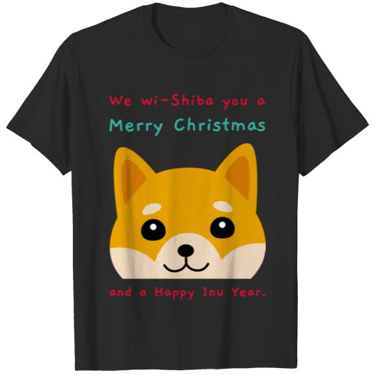 Discover We wi-Shiba you a Merry Christmas T-shirt