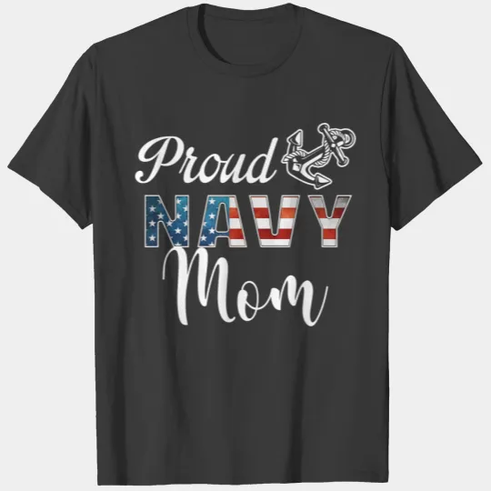 Proud Navy Mom Military Mom Hoody T-shirt