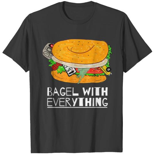 New York City Bagel with Everything T-shirt