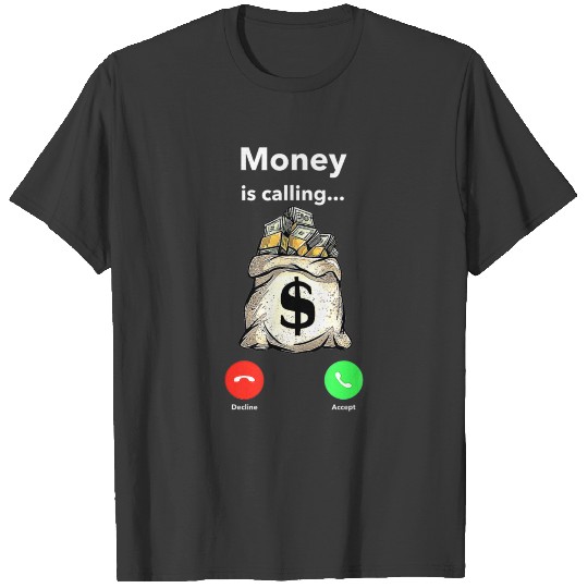 Money Calling Gang Ster Entrepreneur Christmas Hip T-shirt