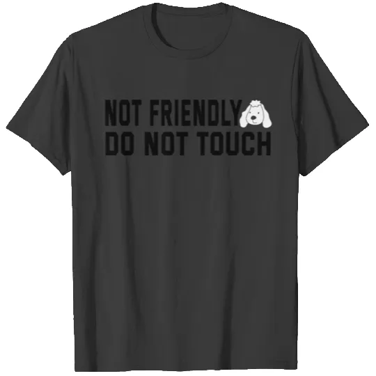 Not Friendly Do Not Touch T-shirt