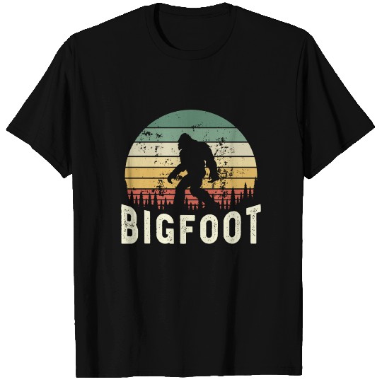 Bigfoot - Retro Camping Sasquatch Gift T-shirt