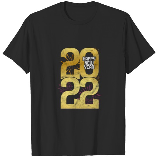 Discover 2022 Happy New Year Vintage T-shirt