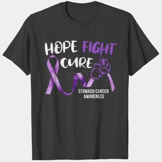 Hope Fight Cure Periwinkle Ribbon Stomach Cancer A T-shirt