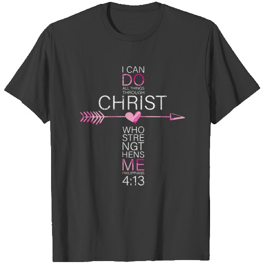 Discover Philippians 4 13 Hoodie Pink Christian Hoodies Hoo T-shirt