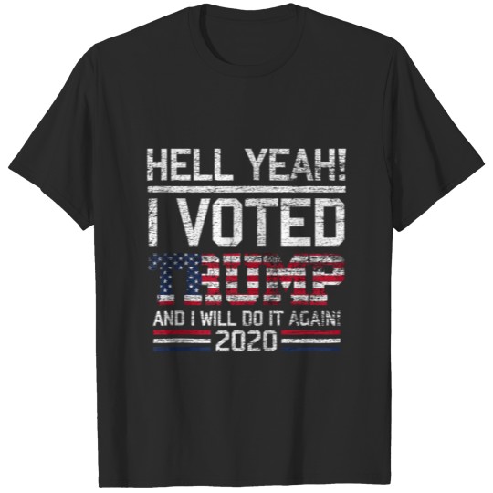 Vintage Usa Election 2020 Donald Trump Zip T-shirt