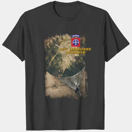 Us Army 82Nd Airborne Division Grunge Style T-shirt