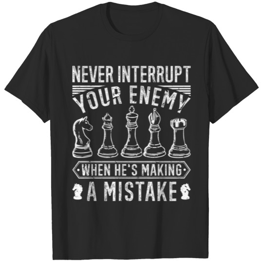 Discover Chess Pieces Design for Chess Player T-shirt