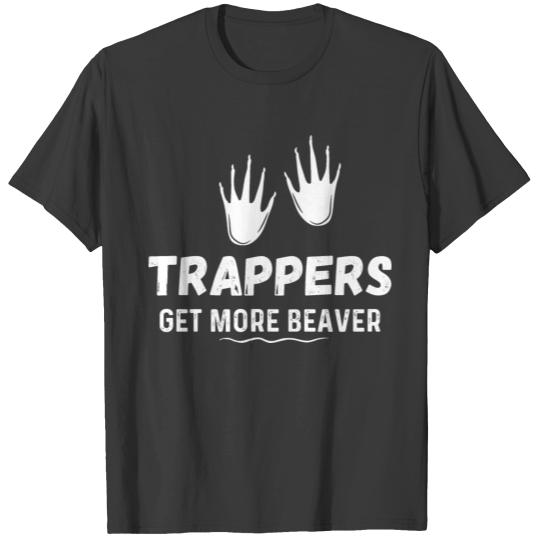 Trappers get more beavers - Beaver Jungle Animal T T-shirt
