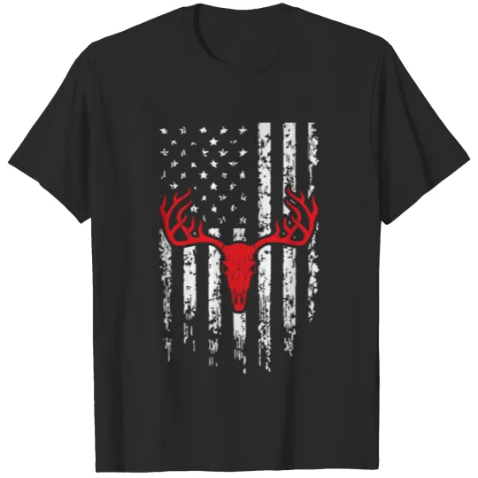 American Deer Hunter Patriotic Tee For men Women T-shirt