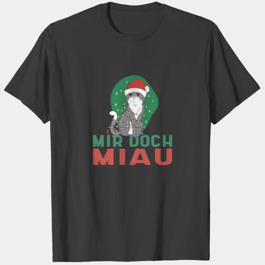 Mir Doch Miau - Meow Cat Cats Christmas T-shirt