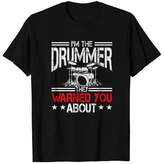drummer, drums, band drummer T-shirt