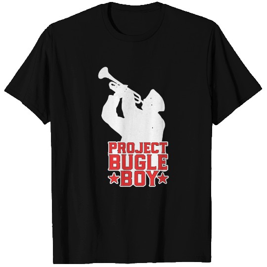 Project Bugle Boy Stroud Oklahoma American Flag T-shirt
