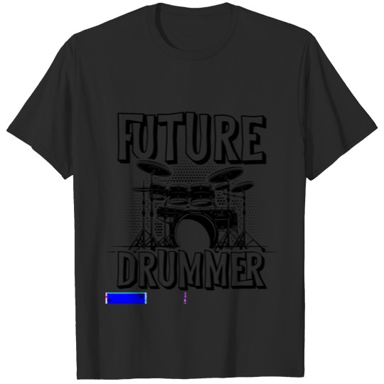 Discover Future Drummer Drumming Band Member Rock Metal Mus T-shirt