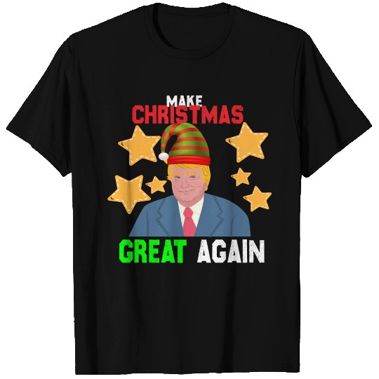 Make Christmas Great Again Funny Trump Ugly T-shirt
