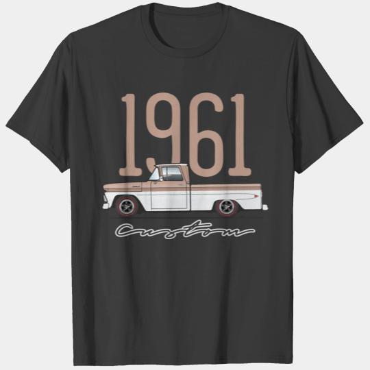 1961 Custom Tahiti Coral and White T-shirt
