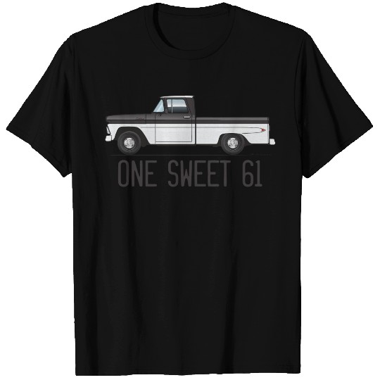 One Sweet 61 Black over White T-shirt