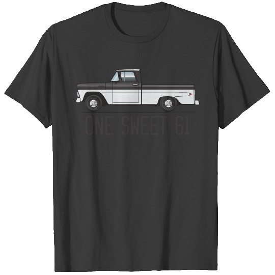 One Sweet 61 Black over White T-shirt