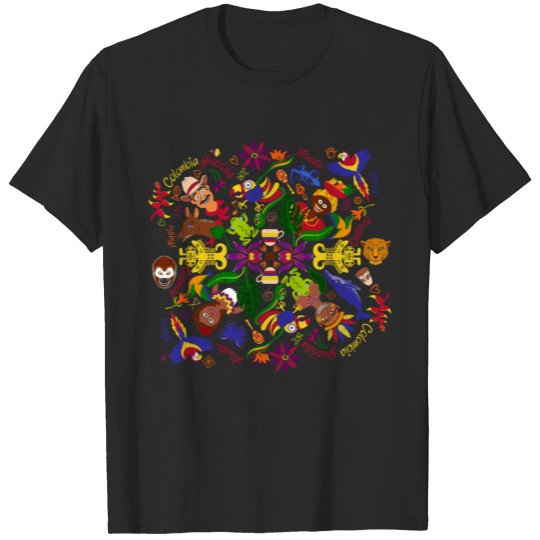 Discover Colombia, charming land full of joyful people T-shirt