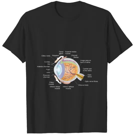 Discover Human eye anatomy T-shirt