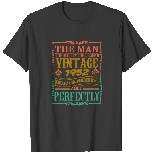 Discover Man Myth Legend Vintage 1952 T-shirt