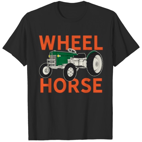 Discover Wheel Horse Tractor Farmer Farming organic Shirt T-shirt