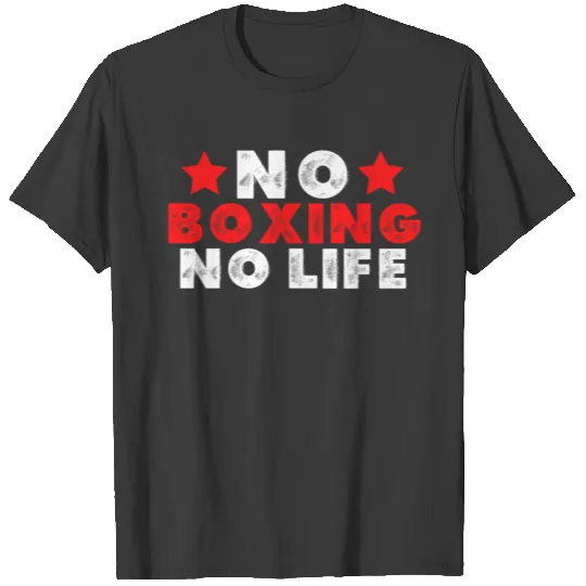 gifts boxing-boxing lovers-No Boxing No Life Hat T-shirt