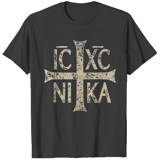 Ic Xc Nika Cross Christogram Orthodox Christian T-shirt