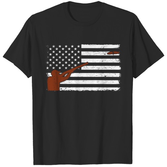 Discover Skeet Shooting US Independence Day T-shirt
